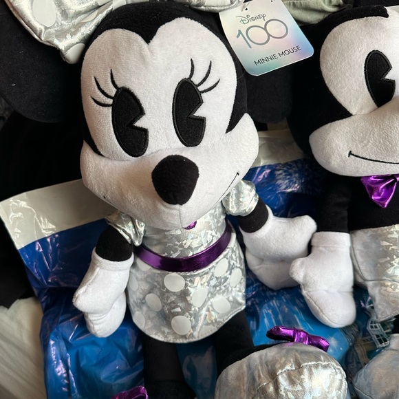 Walt Disney World 100 Years of Wonder Mickey and Minnie Plush. NWT. - Picture 2 of 7